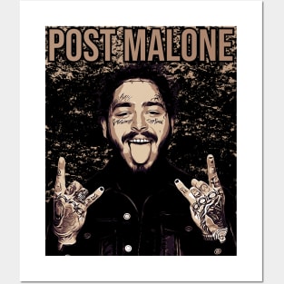Post Malone // Rapper Posters and Art